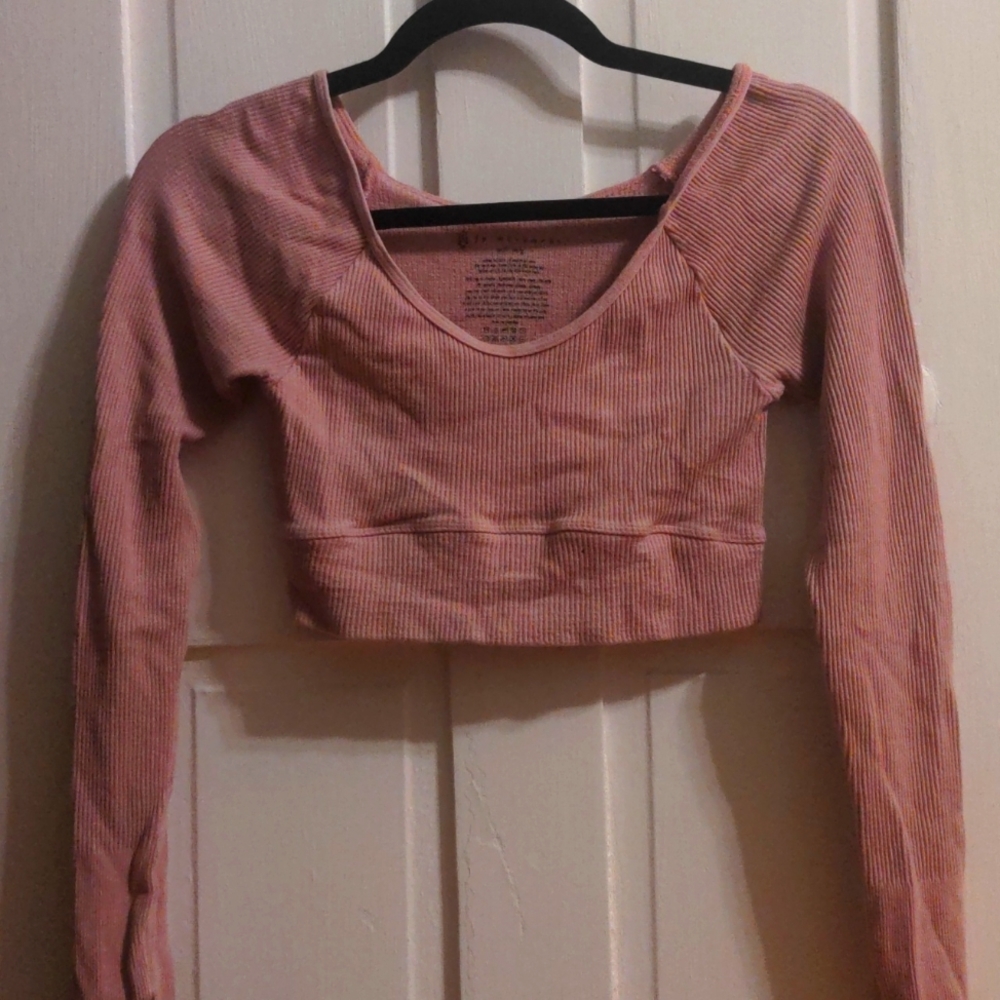 Free People Movement Medium Mauve/Blush Pink Long sleeve